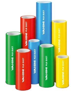 Vahini PLB ducts in green, red, blue and yellow